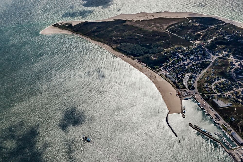 Hörnum (Sylt) von oben - Küstenbereich der Nordsee - Insel in Hörnum ( Sylt ) im Bundesland Schleswig-Holstein