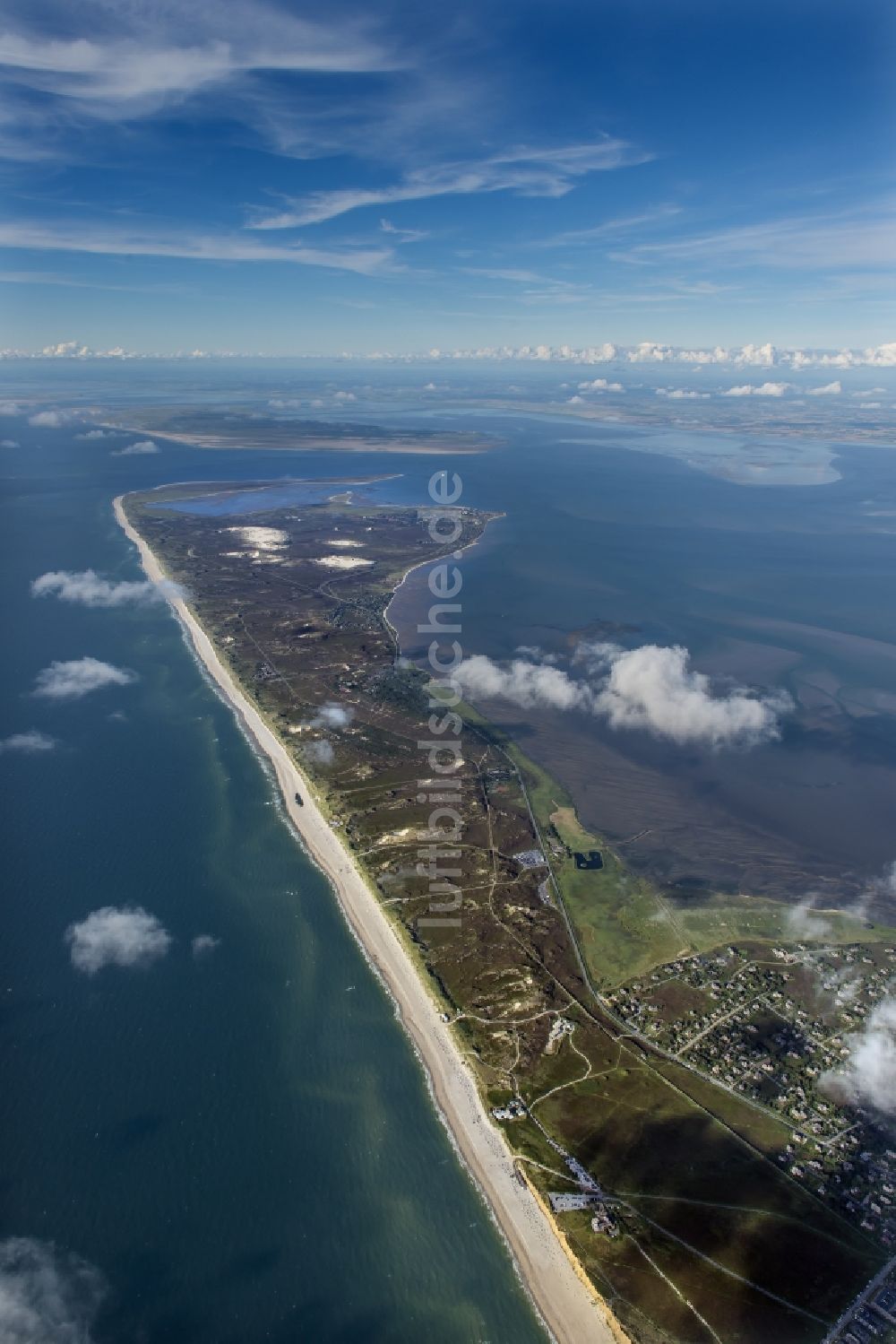 Luftbild List - Küstenbereich der Nordsee - Insel in List im Bundesland Schleswig-Holstein