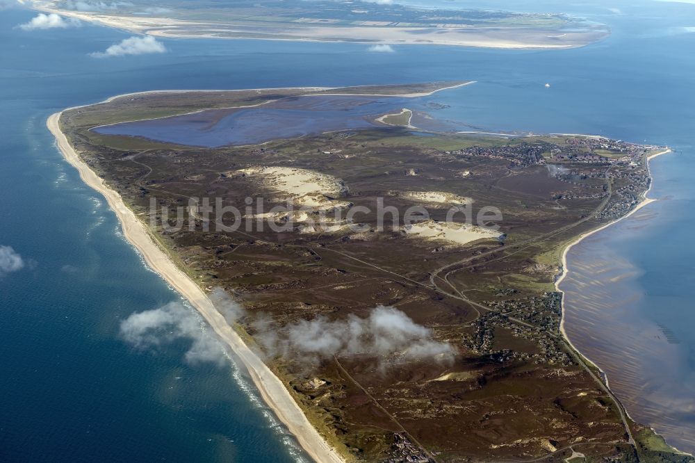 Luftaufnahme List - Küstenbereich der Nordsee - Insel in List im Bundesland Schleswig-Holstein