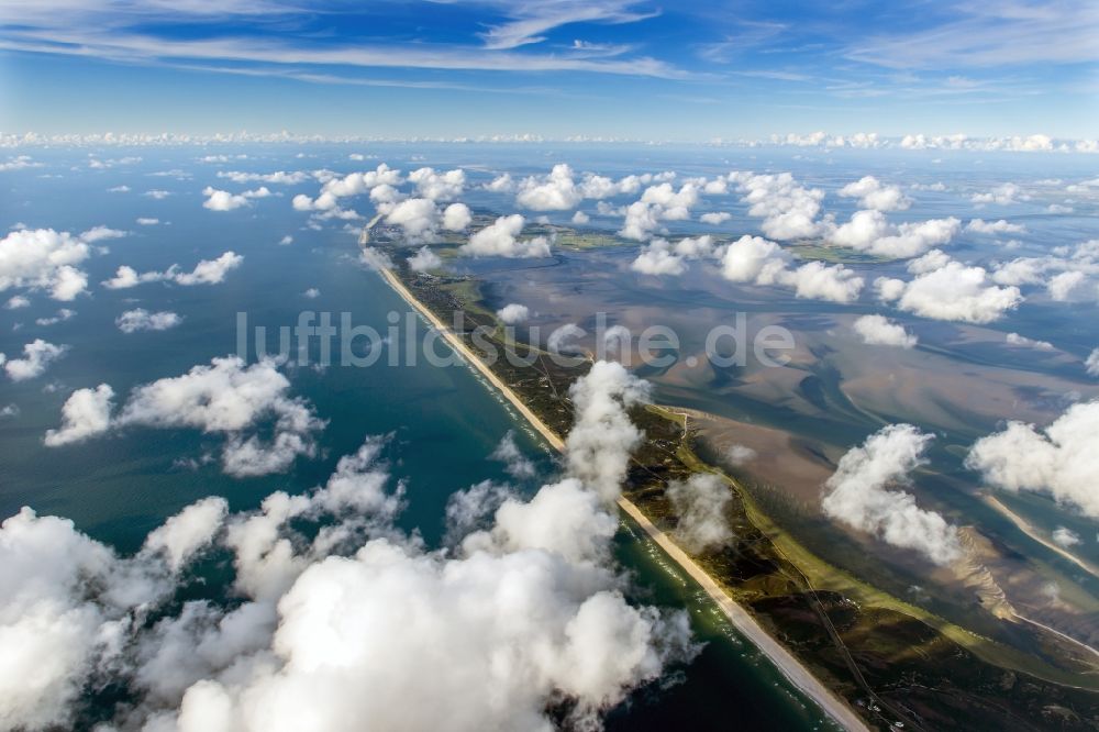 Luftaufnahme Sylt - Küstenbereich der Nordsee - Insel im Ortsteil Rantum (Sylt) in Sylt im Bundesland Schleswig-Holstein