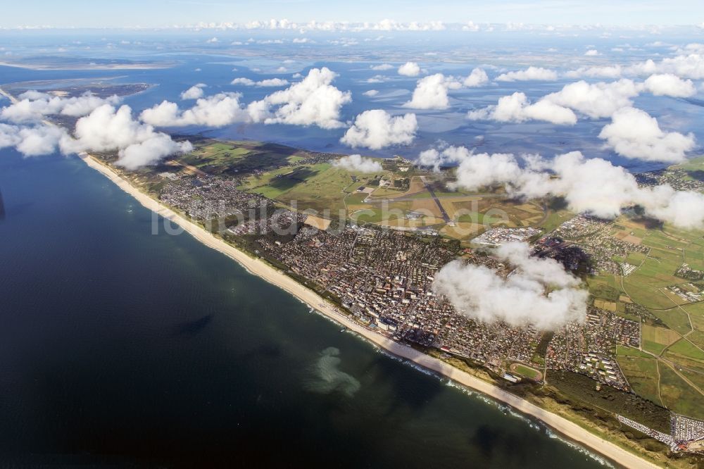 Sylt aus der Vogelperspektive: Küstenbereich der Nordsee - Insel im Ortsteil Westerland in Sylt im Bundesland Schleswig-Holstein