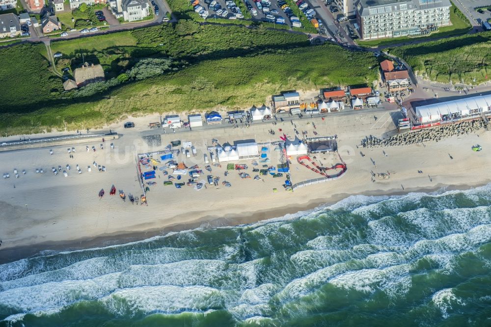 Luftbild Sylt - Küstenbereich der Nordsee - Insel im Ortsteil Westerland in Sylt im Bundesland Schleswig-Holstein