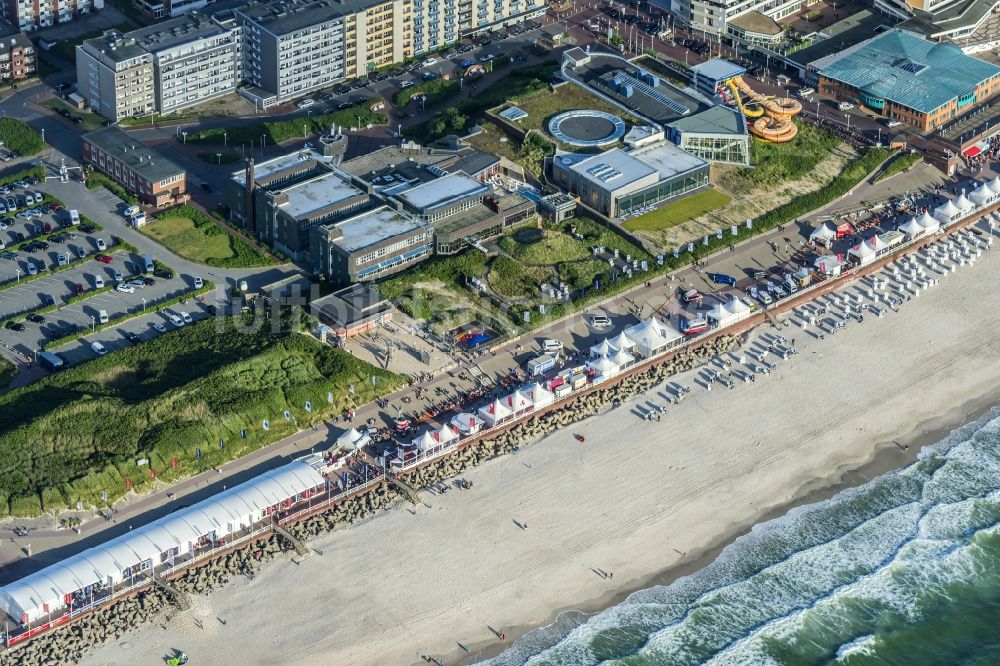 Luftbild Sylt - Küstenbereich der Nordsee - Insel im Ortsteil Westerland in Sylt im Bundesland Schleswig-Holstein