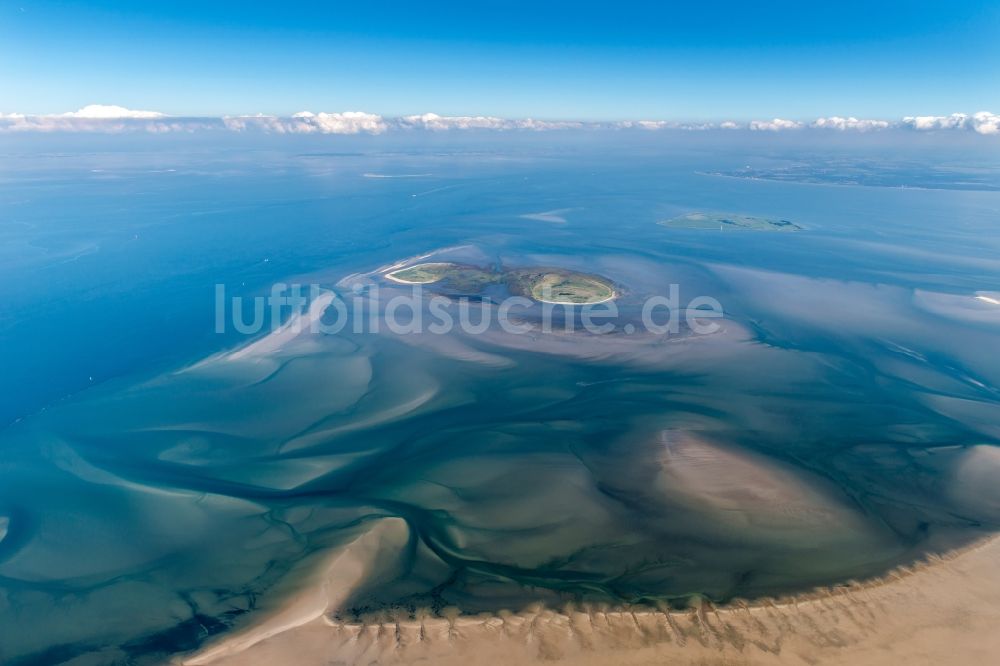 Scharhörn aus der Vogelperspektive: Küstenbereich der Nordsee - Insel in Scharhörn im Bundesland Hamburg