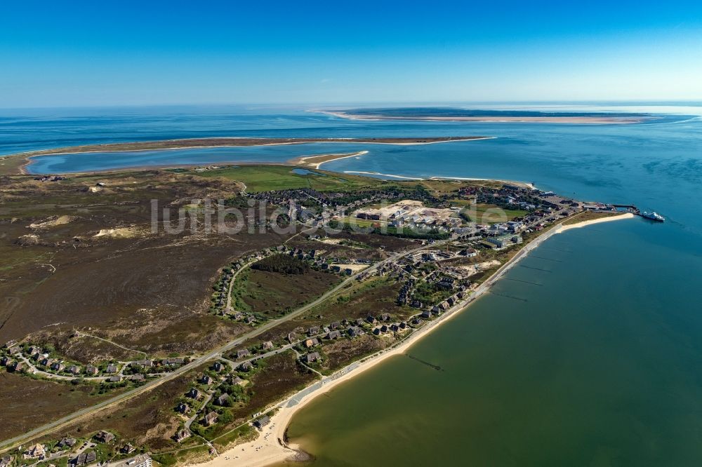 List von oben - Küstenbereich der Nordsee - Insel Sylt Ortsteil List im Bundesland Schleswig-Holstein