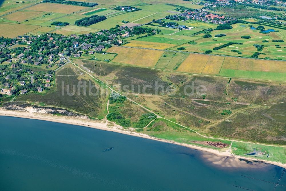 Luftbild Wenningstedt-Braderup (Sylt) - Küstenbereich der Nordsee - Insel in Wenningstedt-Braderup (Sylt) im Bundesland Schleswig-Holstein