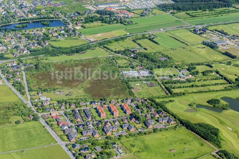 Luftbild Wenningstedt-Braderup (Sylt) - Küstenbereich der Nordsee - Insel in Wenningstedt (Sylt) im Bundesland Schleswig-Holstein