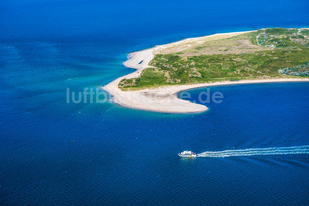 Hörnum (Sylt) von oben - Küstenbereich und Odde der Nordseeinsel Sylt in Hörnum im Bundesland Schleswig-Holstein