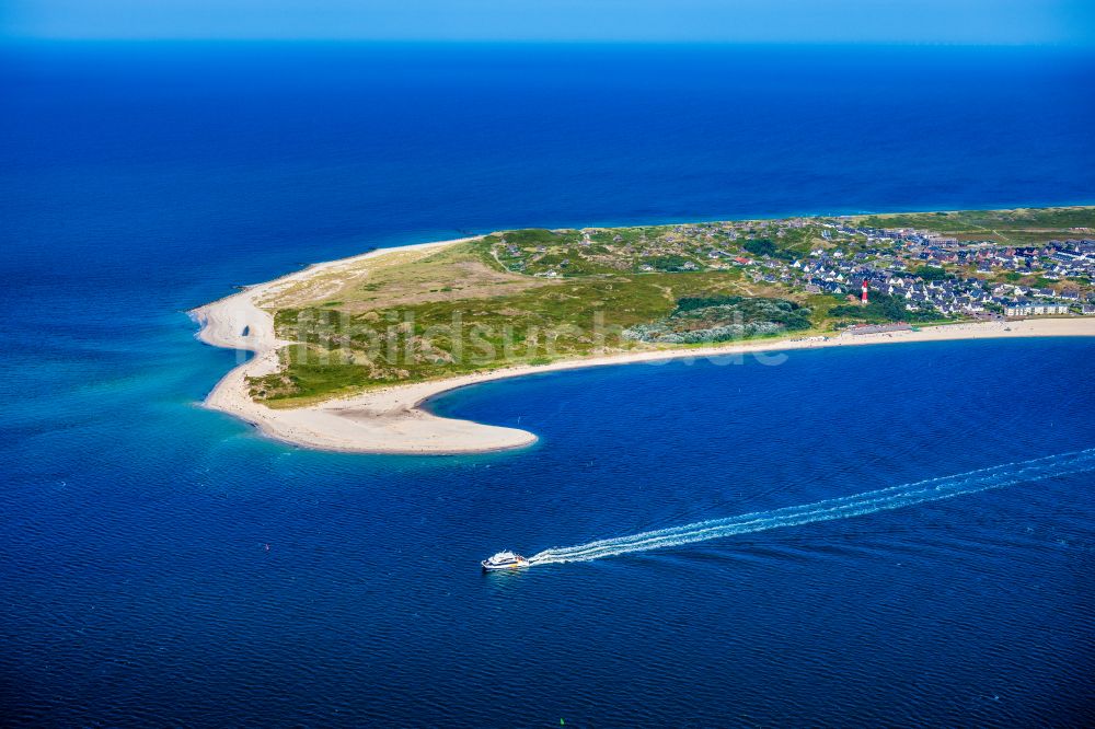 Hörnum (Sylt) aus der Vogelperspektive: Küstenbereich und Odde der Nordseeinsel Sylt in Hörnum im Bundesland Schleswig-Holstein