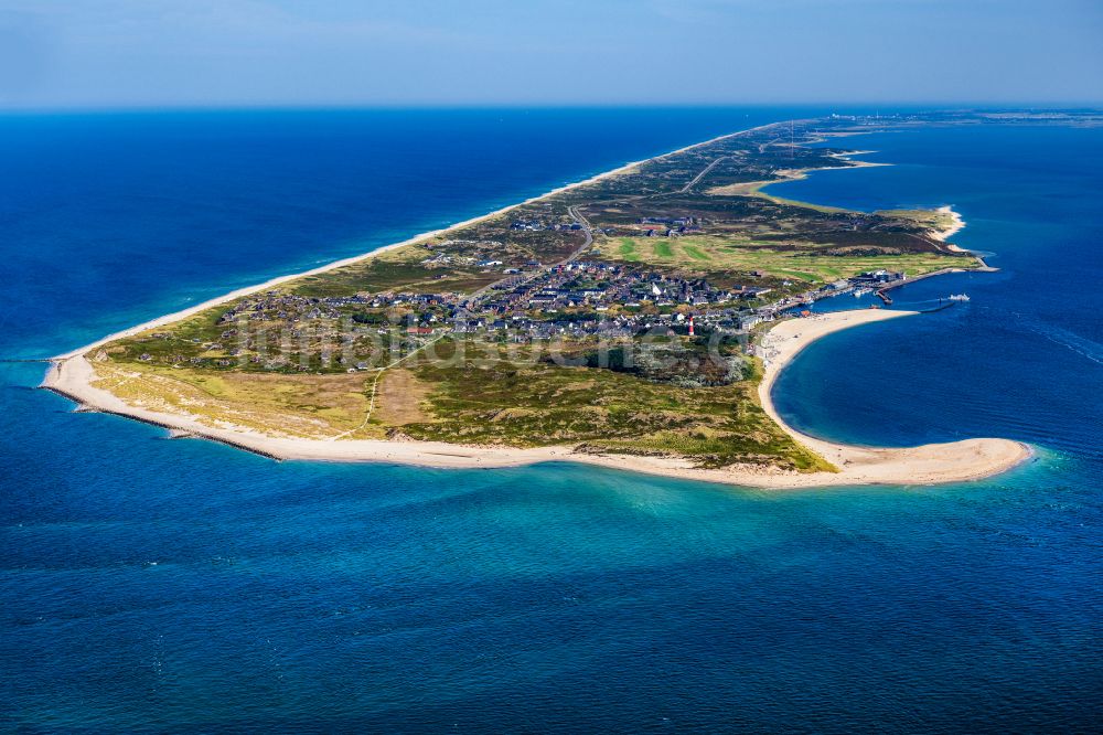 Luftbild Hörnum (Sylt) - Küstenbereich und Odde der Nordseeinsel Sylt in Hörnum im Bundesland Schleswig-Holstein