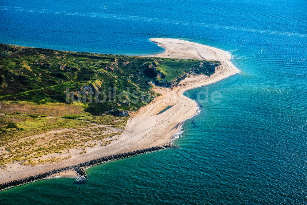 Hörnum (Sylt) aus der Vogelperspektive: Küstenbereich und Odde der Nordseeinsel Sylt in Hörnum im Bundesland Schleswig-Holstein