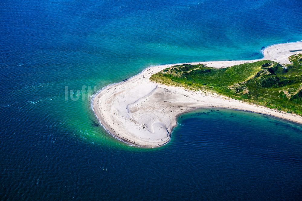 Luftaufnahme Hörnum (Sylt) - Küstenbereich und Odde der Nordseeinsel Sylt in Hörnum im Bundesland Schleswig-Holstein