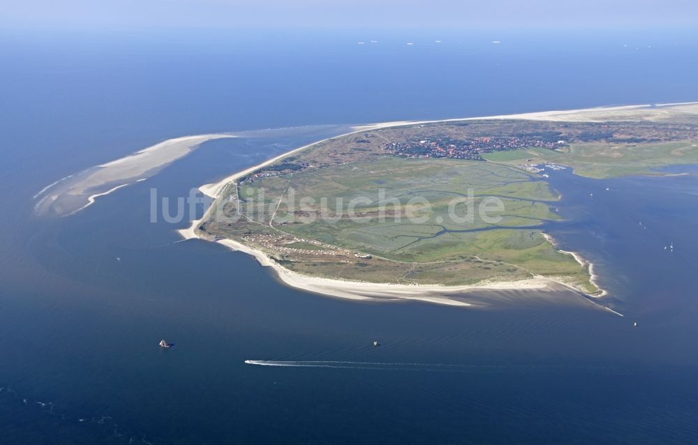 Luftbild Spiekeroog - Küstenbereich der Ostfriesischen Insel Spiekeroog im Bundesland Niedersachsen