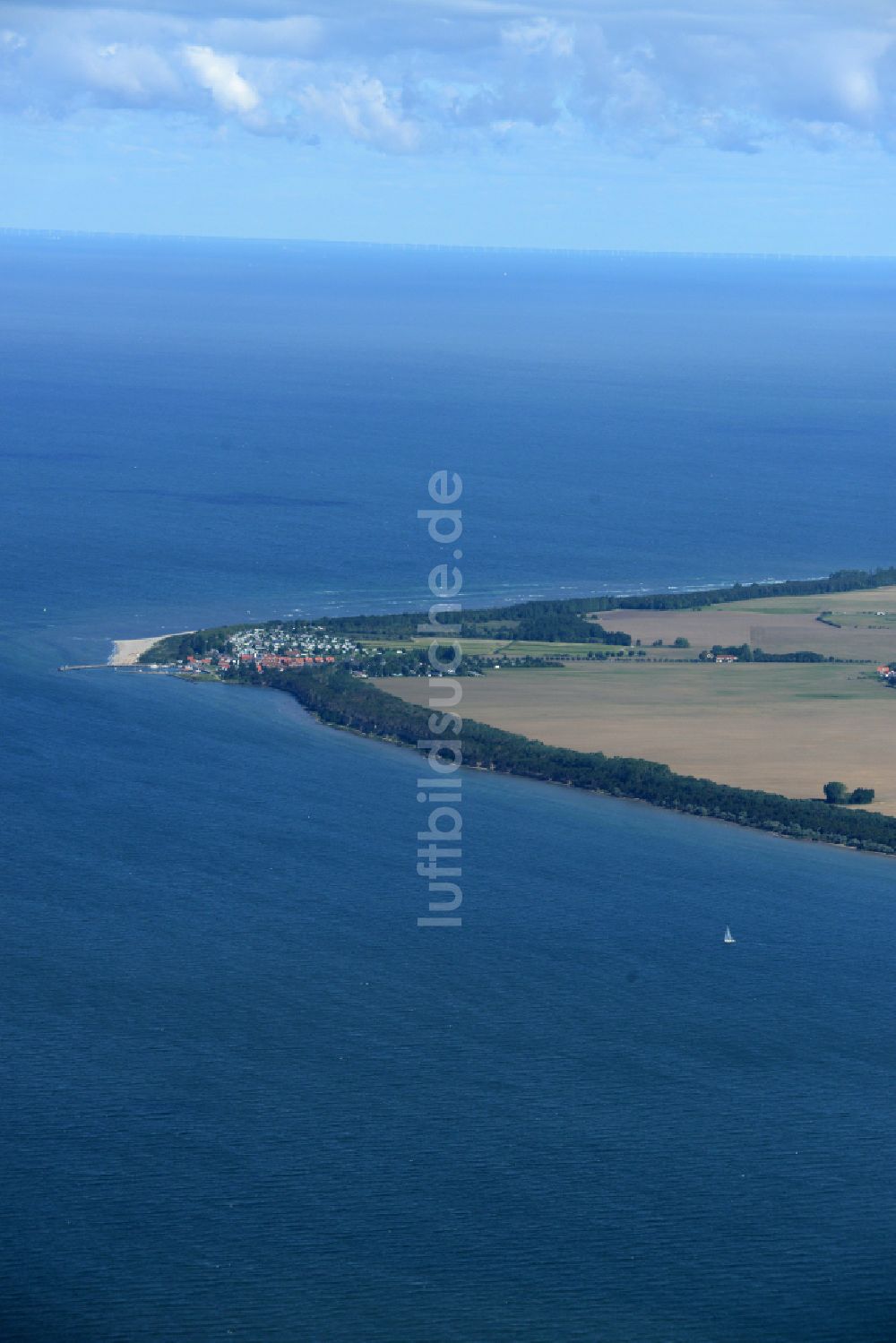 Luftaufnahme Insel Poel - Küstenbereich der Poel - Insel in Insel Poel im Bundesland Mecklenburg-Vorpommern