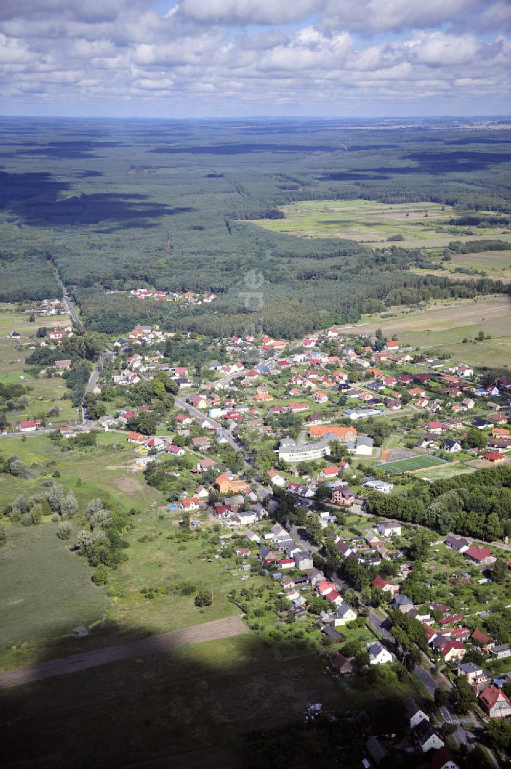 Luftaufnahme Küstrin / Kostrzyn - Küstrin - Nord