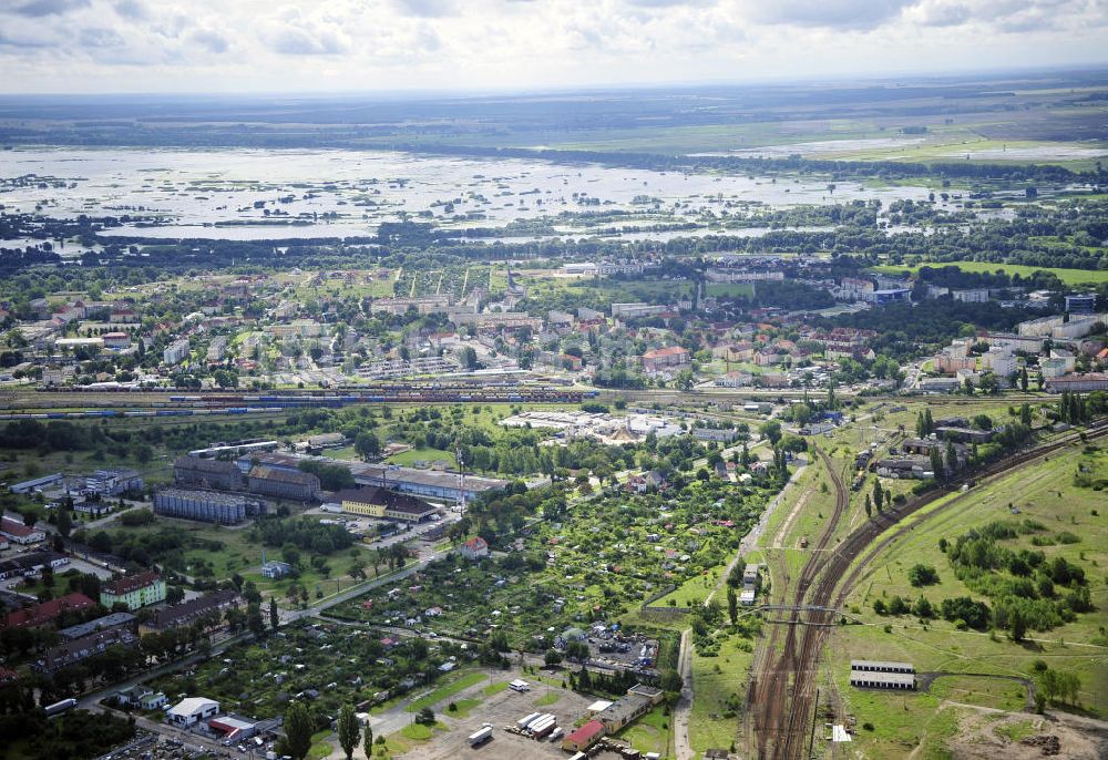 Küstrin / Kostrzyn aus der Vogelperspektive: Küstrin - Stadtansicht