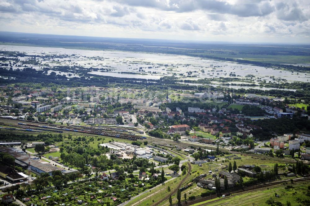 Luftbild Küstrin / Kostrzyn - Küstrin - Stadtansicht