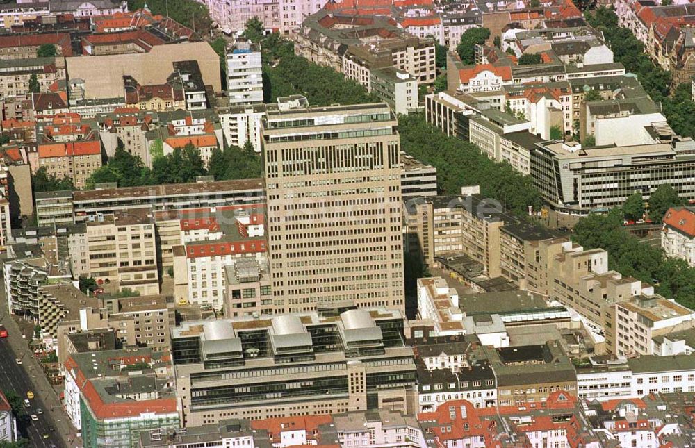 Berlin - Charlottenburg von oben - Kudamm-Carree am Kurfürstendamm