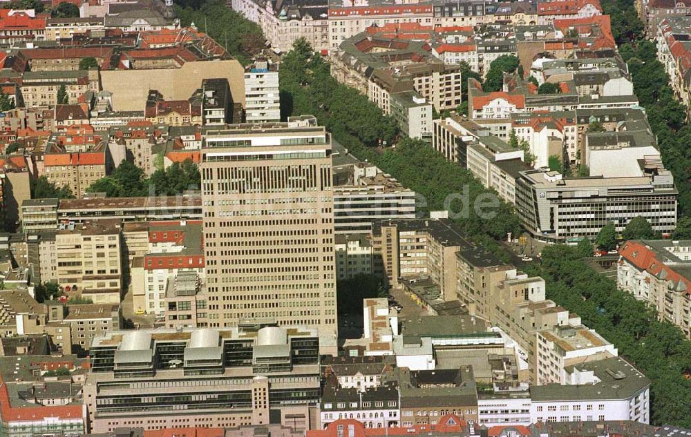 Berlin - Charlottenburg aus der Vogelperspektive: Kudamm-Carree am Kurfürstendamm