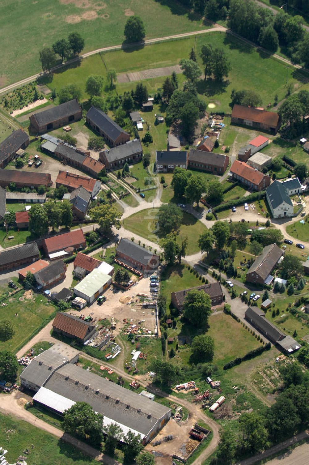 Luftaufnahme Kuhblank - Kuhblank in Brandenburg