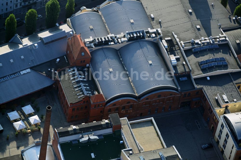 Berlin Prenzlauer Berg aus der Vogelperspektive: Kulturbrauerei Berlin im Stadtteil Prenzlauer Berg