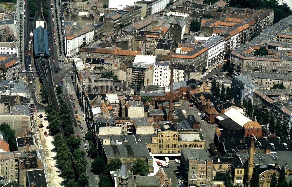 Luftbild Berlin Prenzlauer-Berg - Kulturbrauerei im Prenzlauer Berg an der Schönhauser Allee