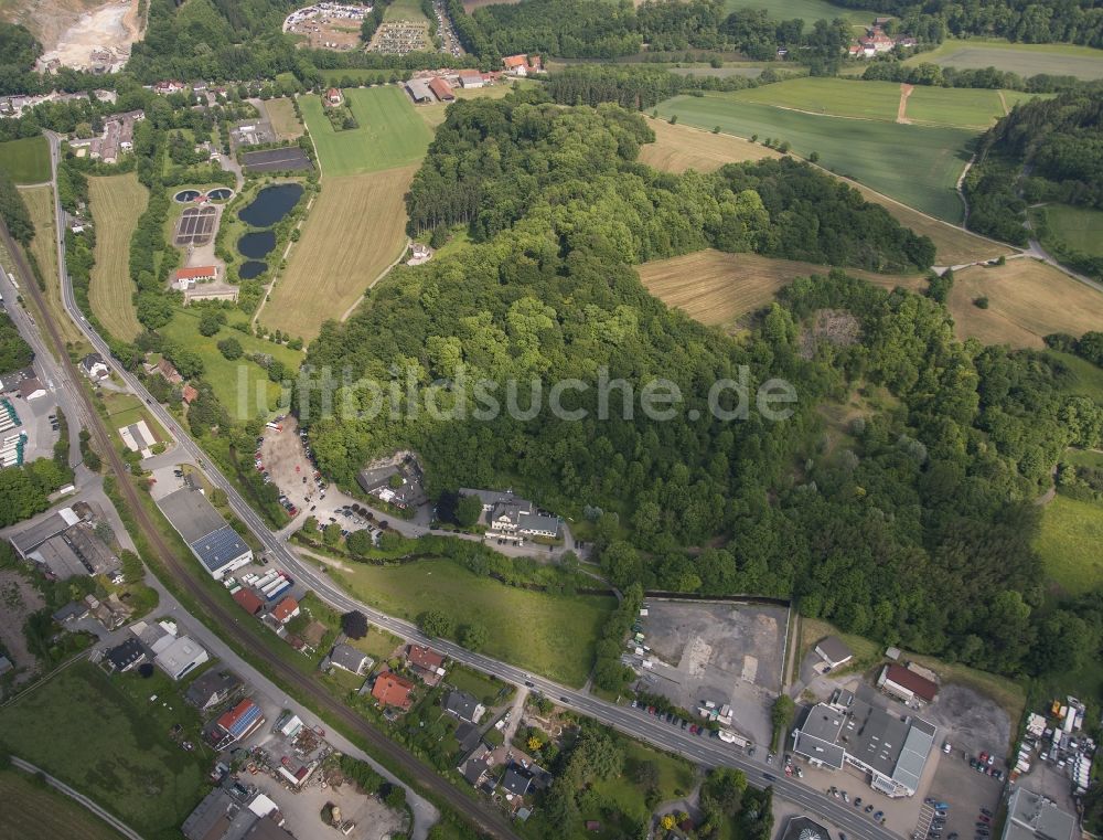 Luftbild Balve - Kulturhöhle Balver Höhle im Bundesland Nordrhein-Westfalen