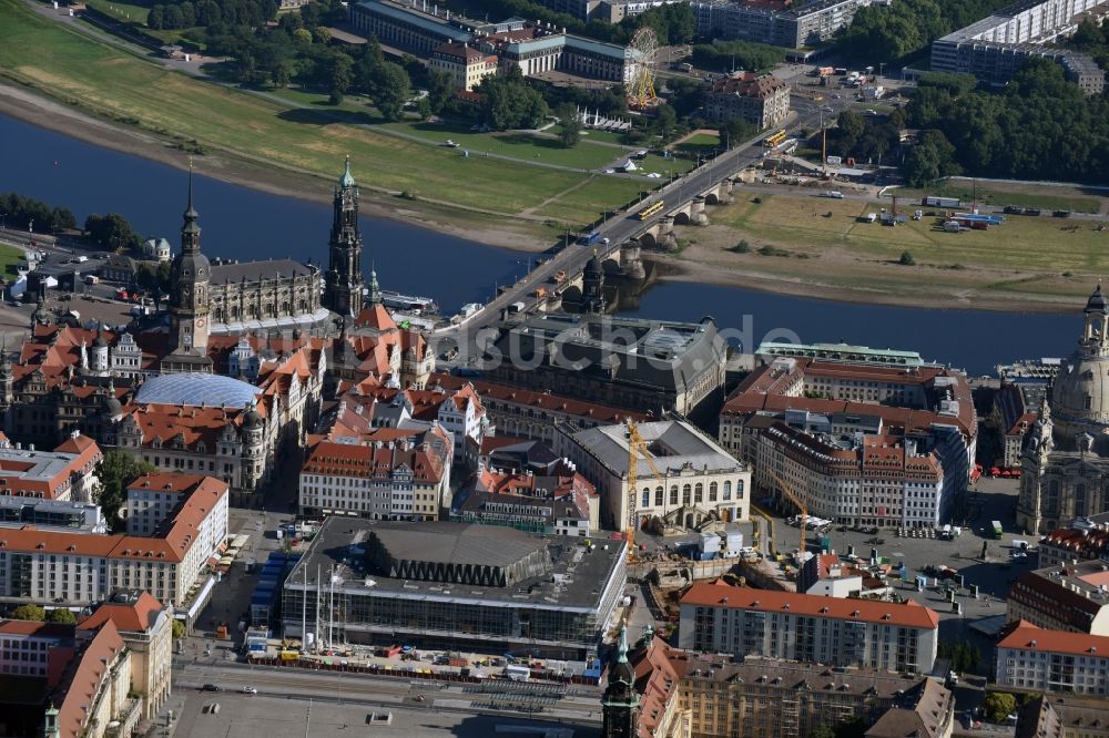 Luftbild Dresden - Kulturpalast Dresden im Bundesland Sachsen