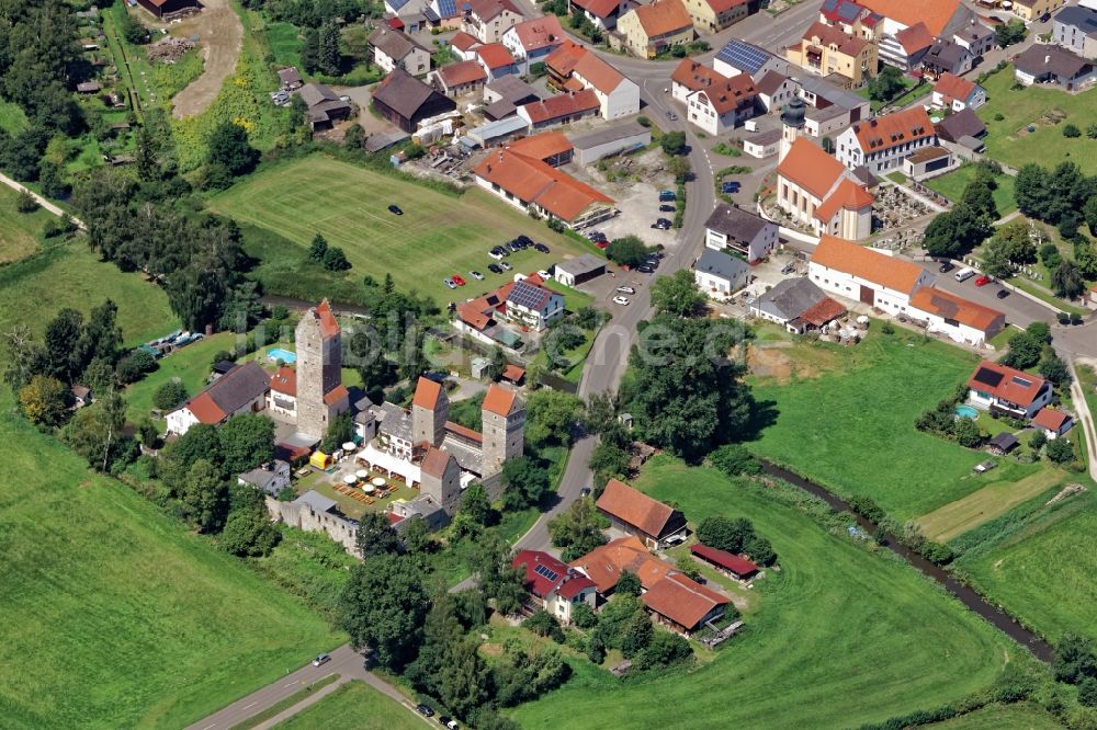 Luftbild Nassenfels - Kulturtage in der Burganlage Nassenfels im Landkreis Eichstätt im Bundesland Bayern