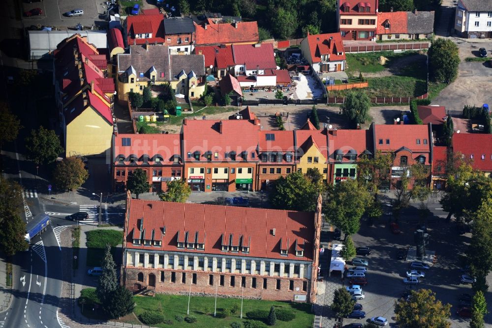 Luftbild Chojna - Kulturzentrum und altes Rathaus in Chojna in Polen