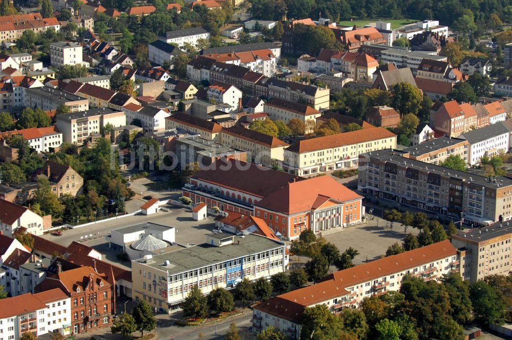 Luftbild Rathenow - Kulturzentrum Rathenow