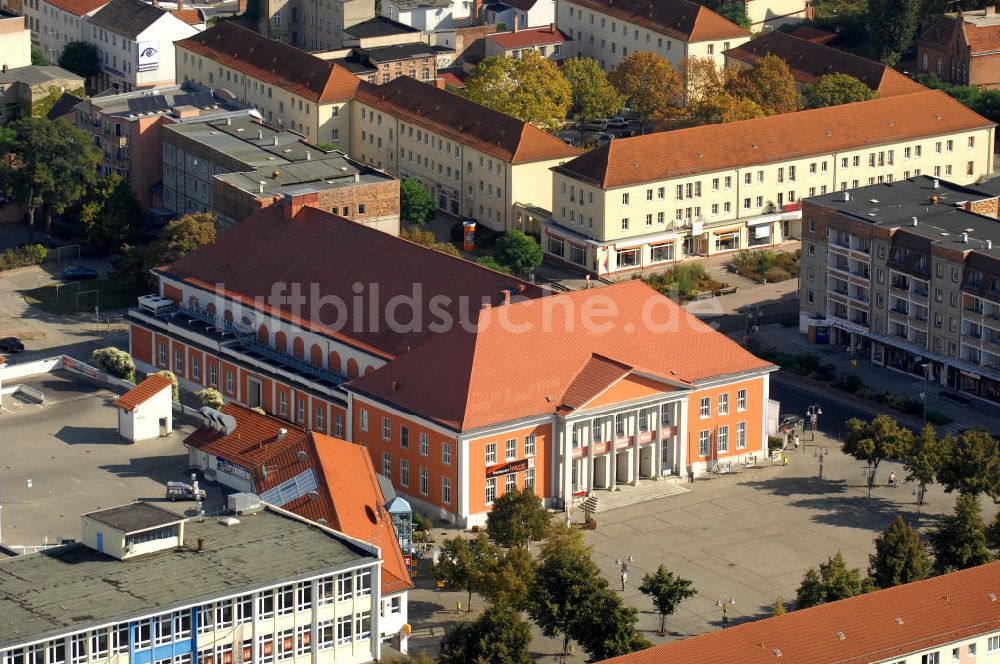 Rathenow von oben - Kulturzentrum Rathenow