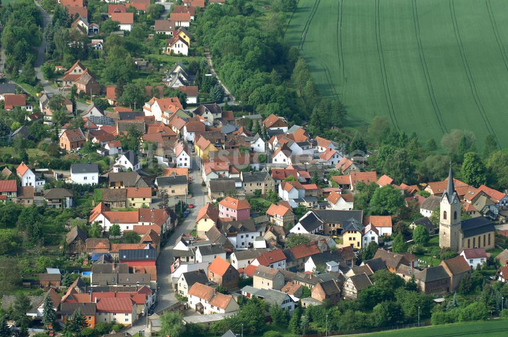 Luftbild Kunitz - Kunitz nordöstlich von Jena- Löbstedt in Thüringen