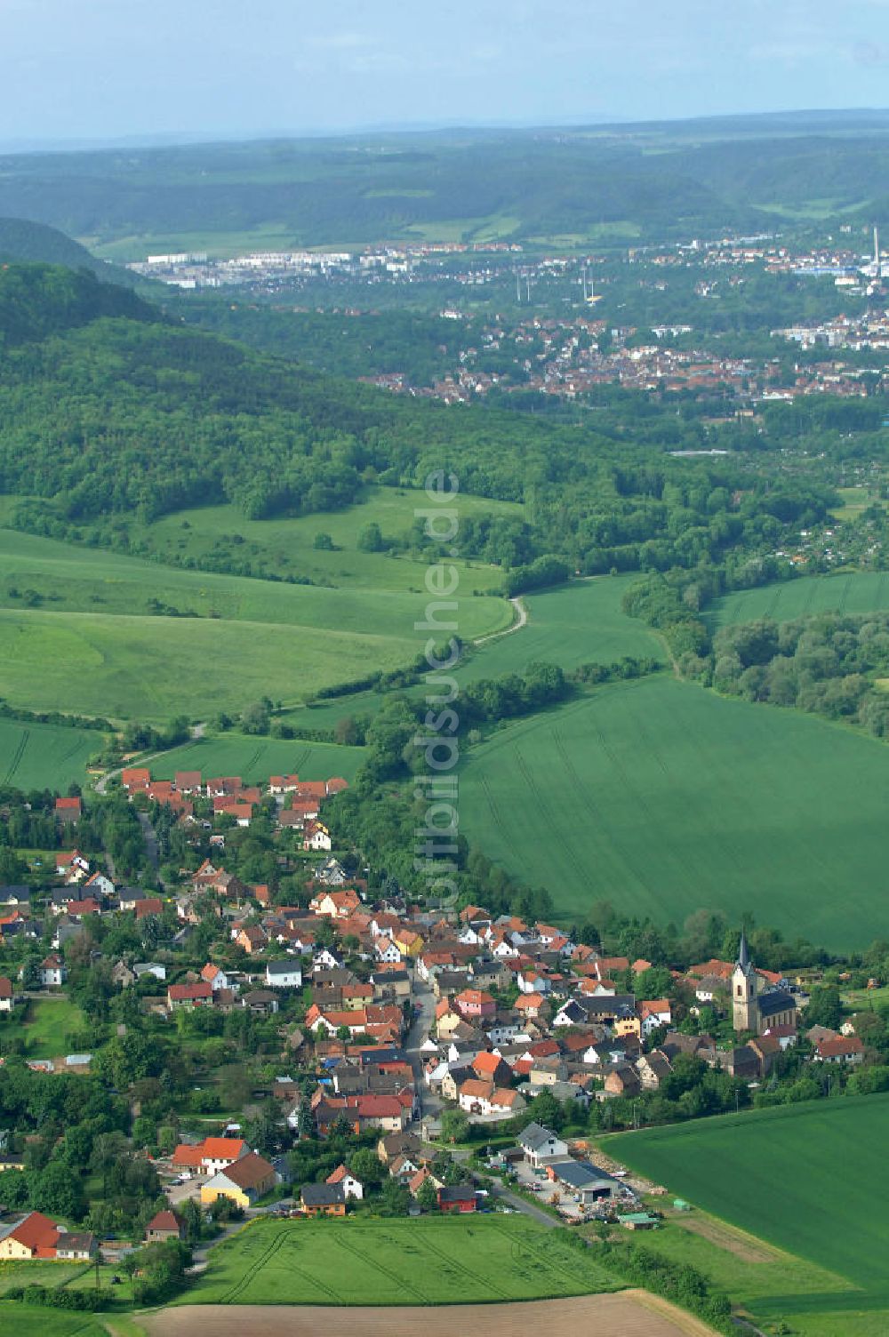 Luftaufnahme Kunitz - Kunitz nordöstlich von Jena- Löbstedt in Thüringen