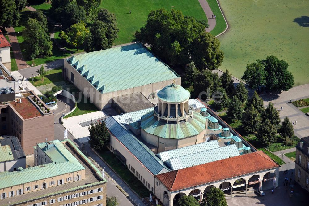 Luftbild Stuttgart - Kunstgebäude in Stuttgart