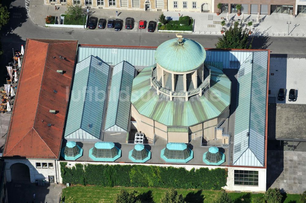 Stuttgart von oben - Kunstgebäude in Stuttgart