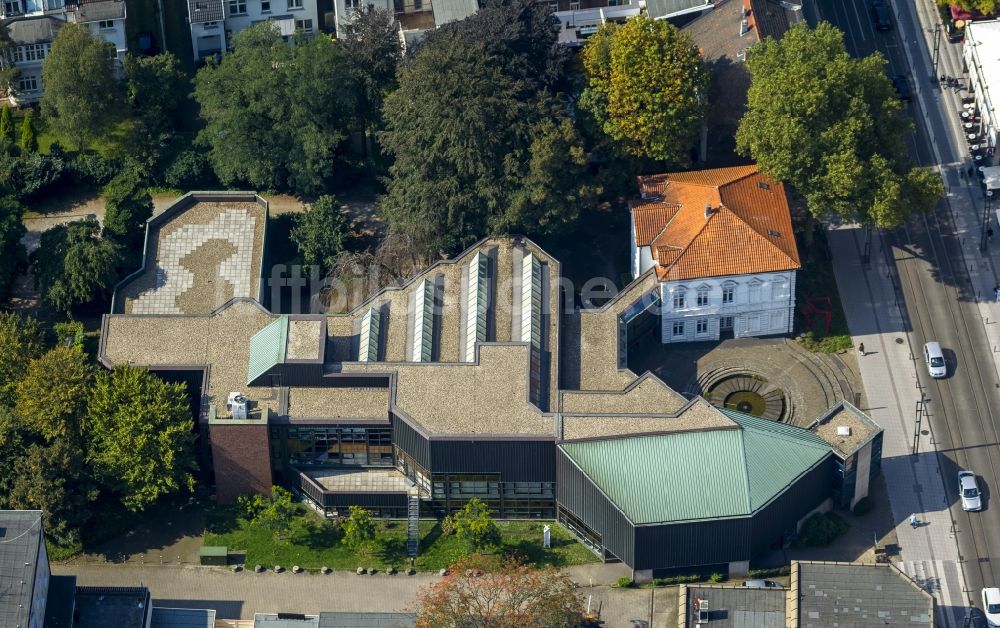 Luftaufnahme Gelsenkirchen OT Buer - Kunstmuseum im Ortsteil Buer in Gelsenkirchen im Bundesland Nordrhein-Westfalen