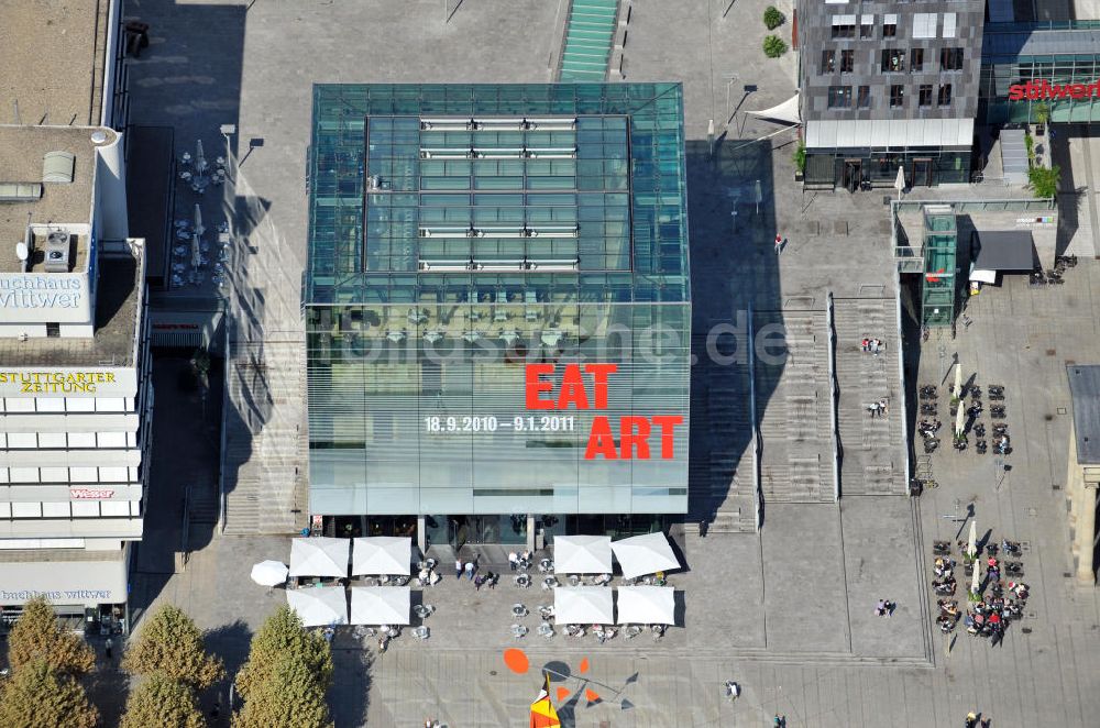 Stuttgart aus der Vogelperspektive: Kunstmuseum Stuttgart in Baden-Württemberg