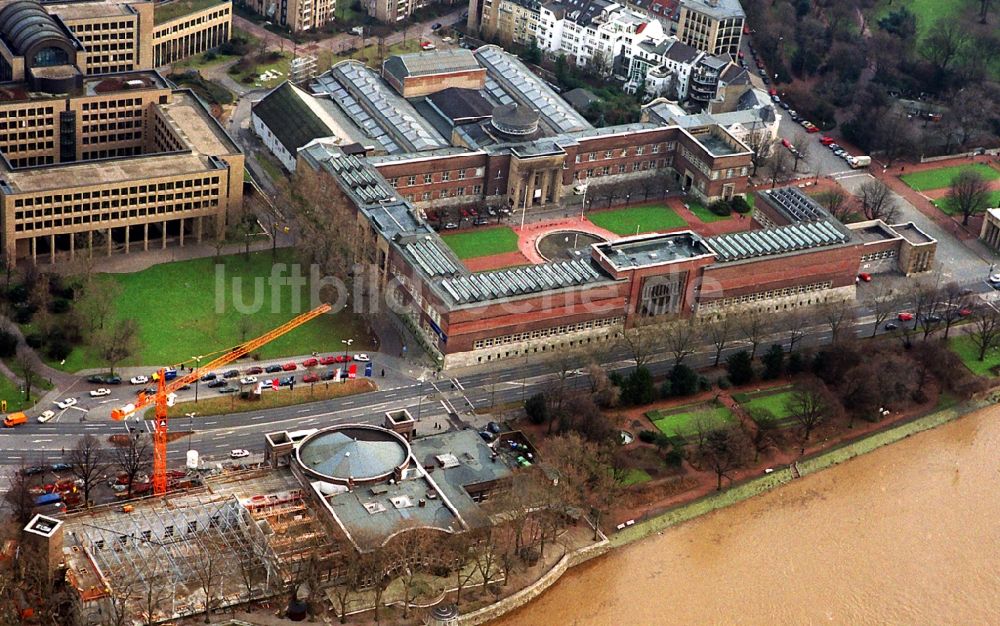 Luftaufnahme Düsseldorf - Kunstpalast in Düsseldorf im Bundesland Nordrhein-Westfalen, Deutschland