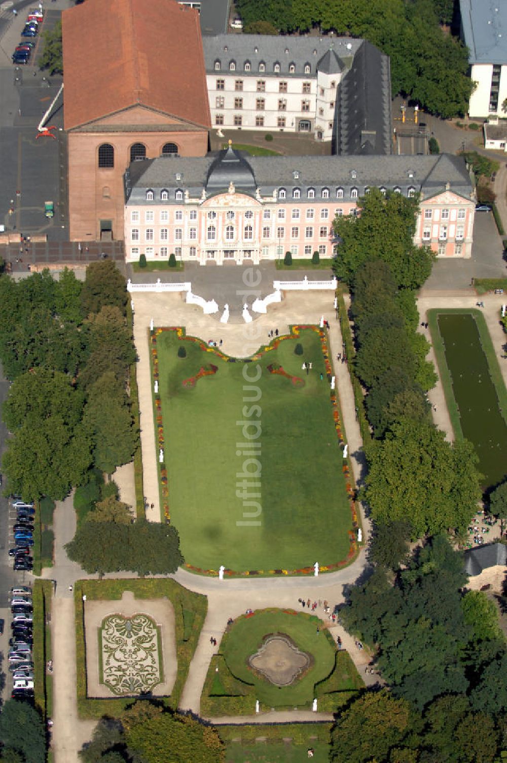 Luftbild TRIER - Kurfürstliche Palais in der Stadt Trier