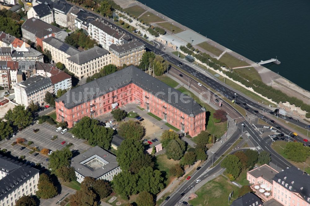 Luftbild Mainz - Kurfürstliches Schloss in Mainz im Bundesland Rheinland-Pfalz