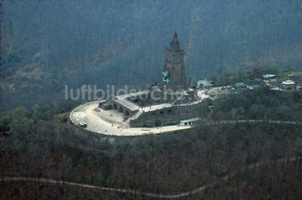 Bad Frankenhausen von oben - Kyffhäuserdenkmal