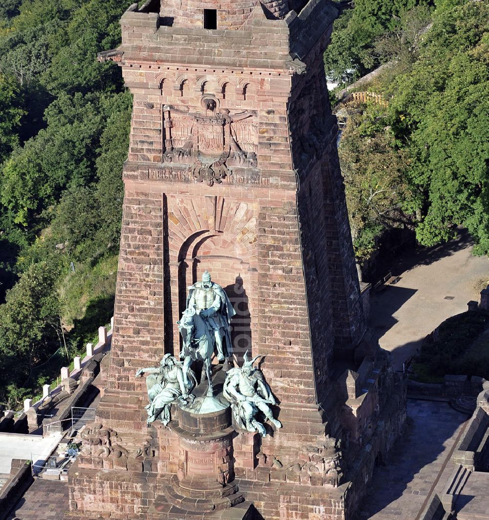 Bad Frankenhausen aus der Vogelperspektive: Kyffhäuserdenkmal