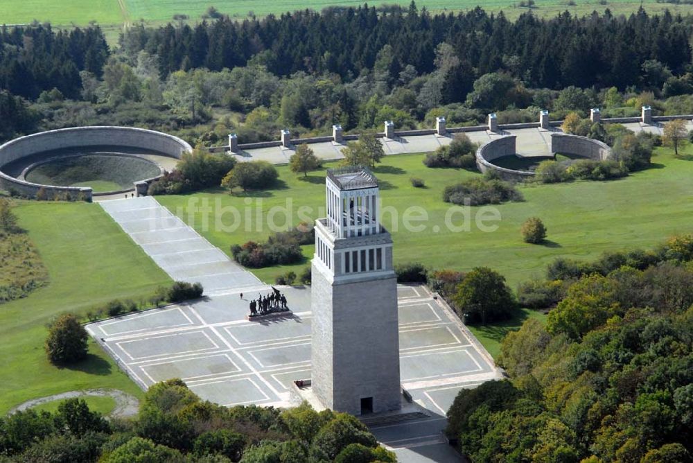 Weimar aus der Vogelperspektive: KZ Buchenwald - Turm der Freiheit