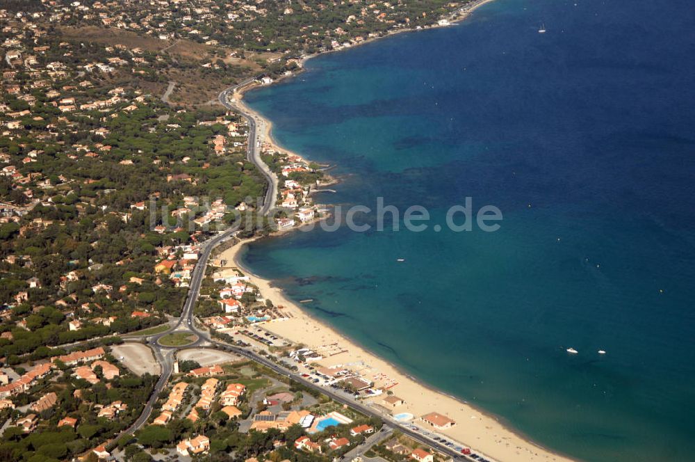 La Nartelle von oben - La Nartelle an der Cote d'Azur in Frankreich