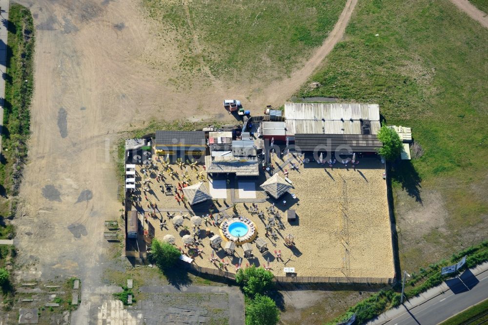 Luftbild Leipzig - La Playa Beach Club in Leipzig im Bundesland Sachsen