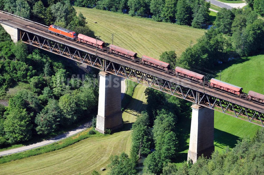 Luftbild Beratzhausen - Laberviadukt bei Berathausen in Bayern