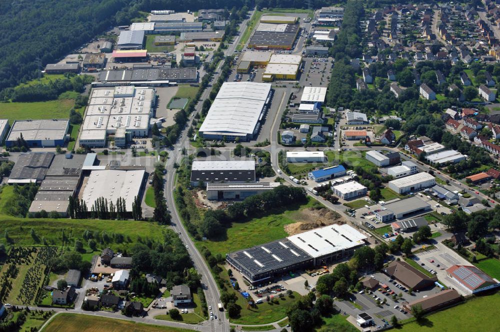 Luftbild Bergkamen - Lager- und Produktionshalle in Bergkamen / Nordrhein-Westfalen