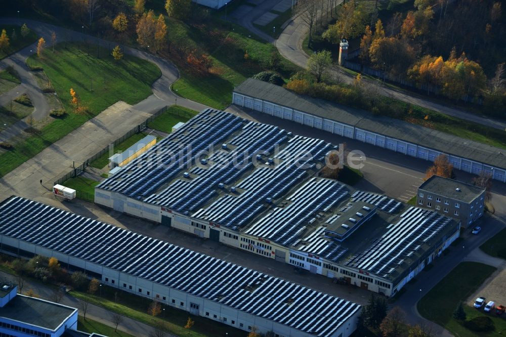 Luftbild Neubrandenburg - Lagerhalle der Bartels & Busch - Neubrandenburger Möbelspedition GmbH in Neubrandenburg im Bundesland Mecklenburg-Vorpommern