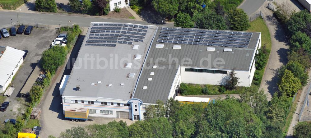 Bönen von oben - Lagerhalle mit Büroräumen in Bönen / Nordrhein-Westfalen